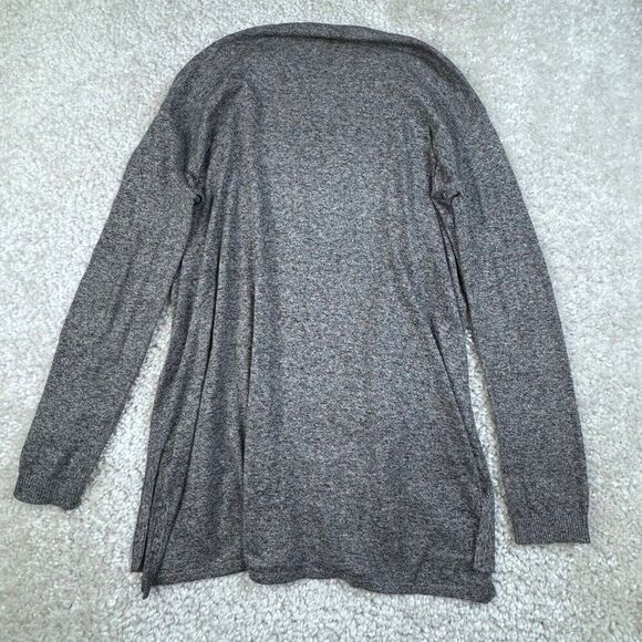 Susana Monaco Lightweight Cotton Cardigan Sweater Gray - Picture 2 of 10